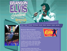 Tablet Screenshot of bransonelvisfestival.com